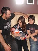 Tony, Zayde, Rhiannon en Lochlan